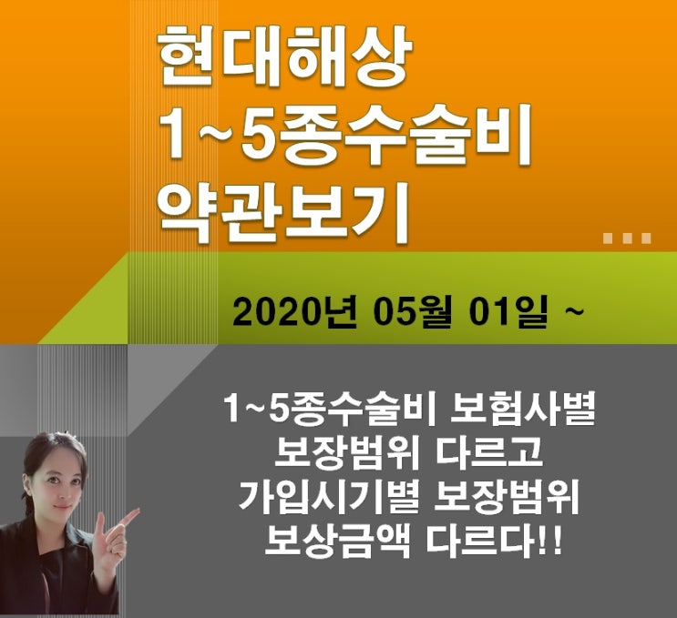  현대해상1~5종수술비약관(2020.05.01~2021.02) 현대종수술비