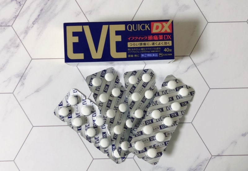 일본 두통약 이브 EVE QUICK DX (생리전증후군 두통에 효과)