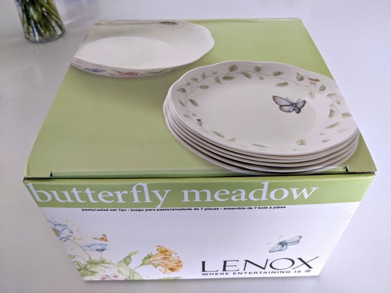 Lenox Butterfly Meadow Pasta Bowl Set, 레녹스 파스타 그릇 : 네이버 블로그