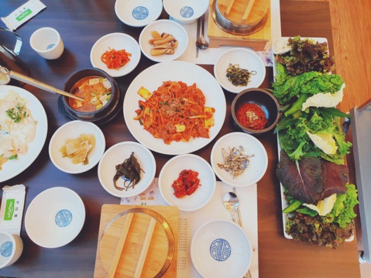  봄날애 : 분당 판교 쌈밥 맛집 한식 후기