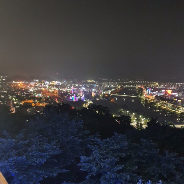  순천 야경명소 죽도봉공원 팔각정 드라이브