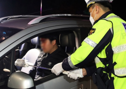  일제검문식 음주운전 단속이 정상화됩니다