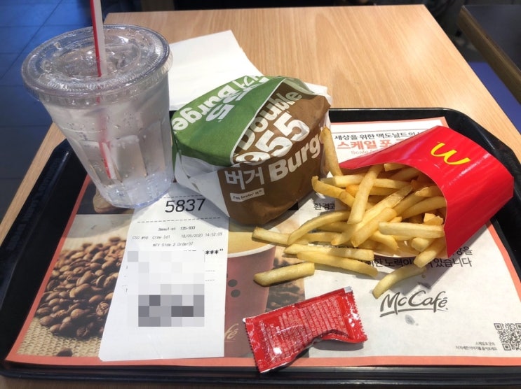  맥도날드 맥올데이 메뉴와 1955버거 먹은 후기