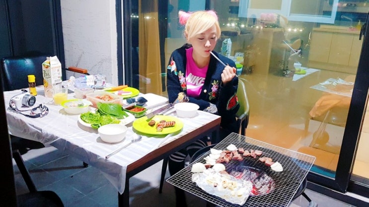  가평 스파 펜션 빌라지아 참숯 바베큐 이용 후기