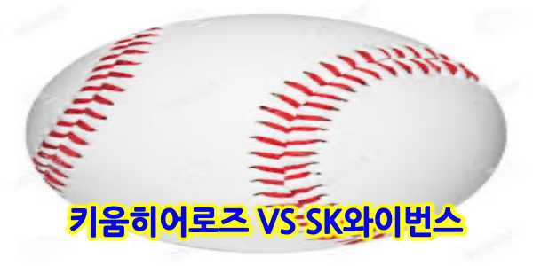 KBO리그 키움히어로즈vsSK와이번스 5월19일 야구분석