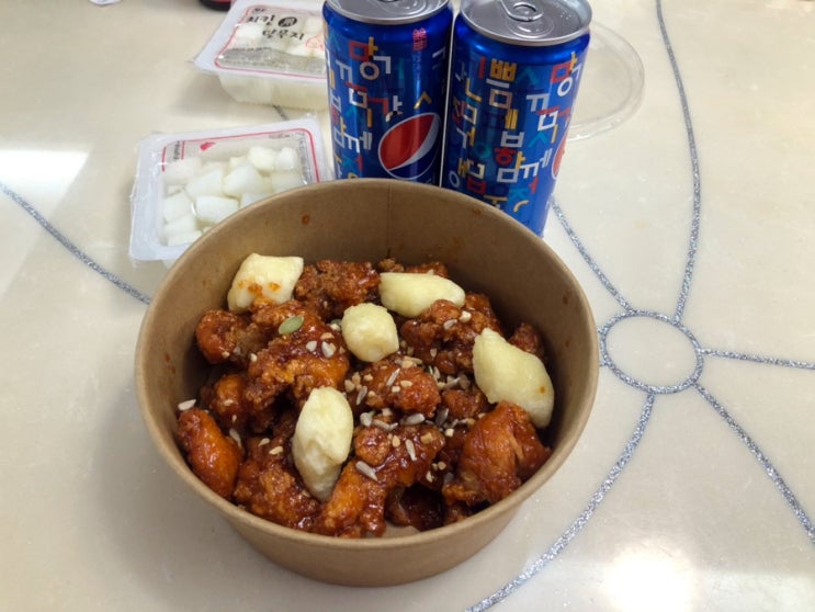  동춘역 맛집 스퀘어원 김순례닭강정 포장 후기