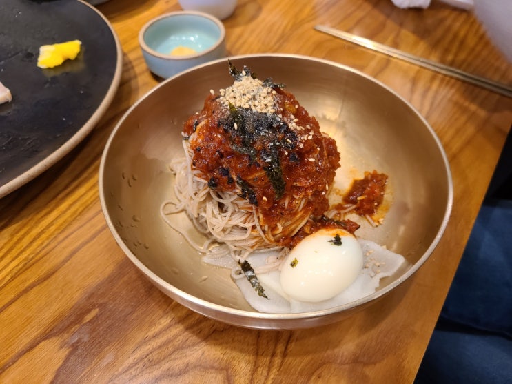  일산 가로수길 맛집 샘밭 막국수 리뷰(4인 이용기)