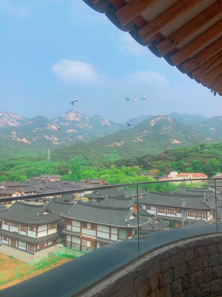  북한산 뷰 은평한옥마을카페 1인 1잔