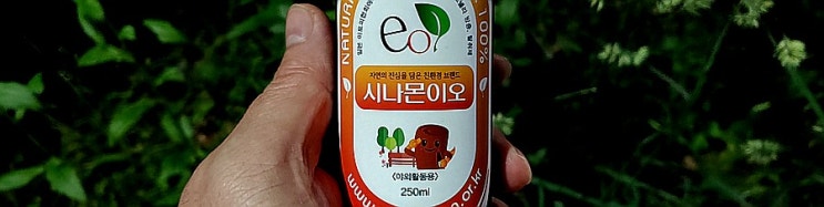 자연주의 모기 살충제 '시나몬이오' 을 사용해봤어요 자연주의 모기 살충제 '시나몬이오' 을 사용해봤어요
