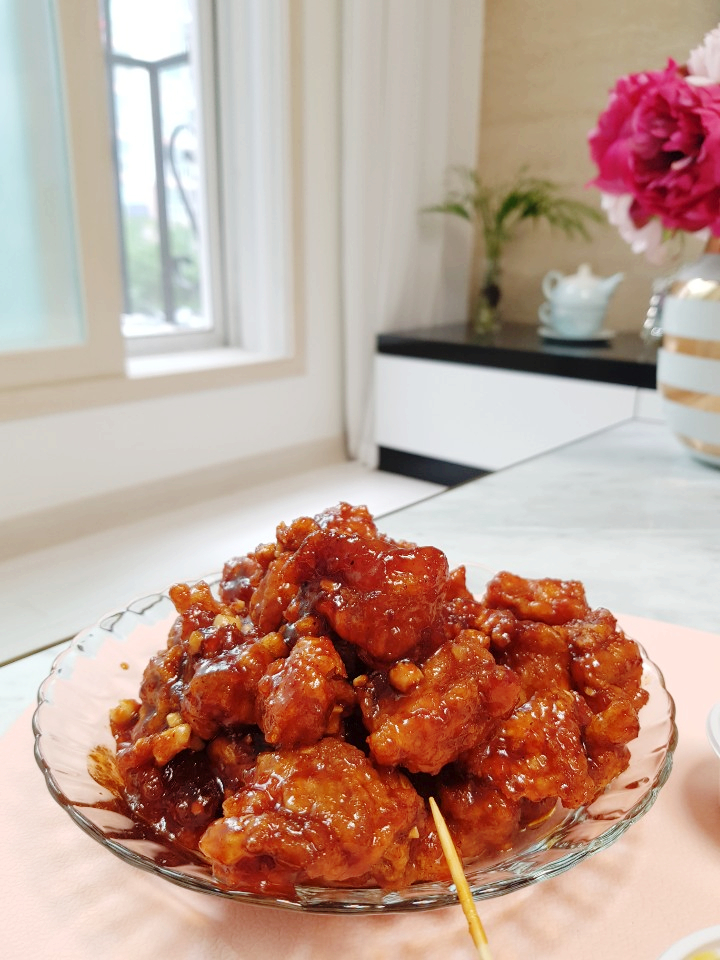 신포시장 닭강정 택배 맛이 좋은 이대도 닭강정입니다