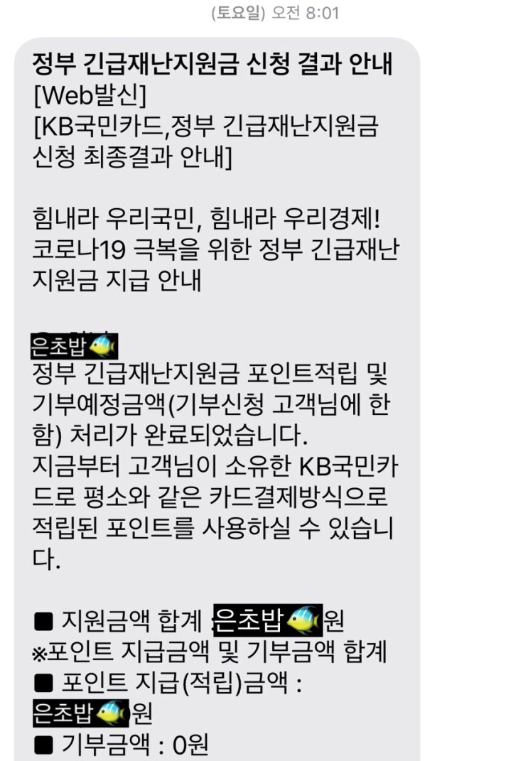  긴급재난지원금 국민카드 앱으로 간편하고 빠르게 신청하기