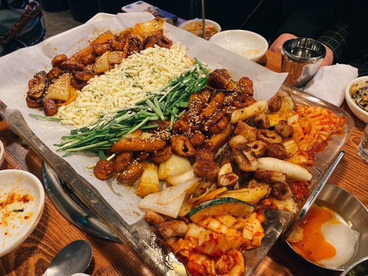  [천호맛집]삼끼막창 본점, 양념치즈막창 한판에 진로 한잔
