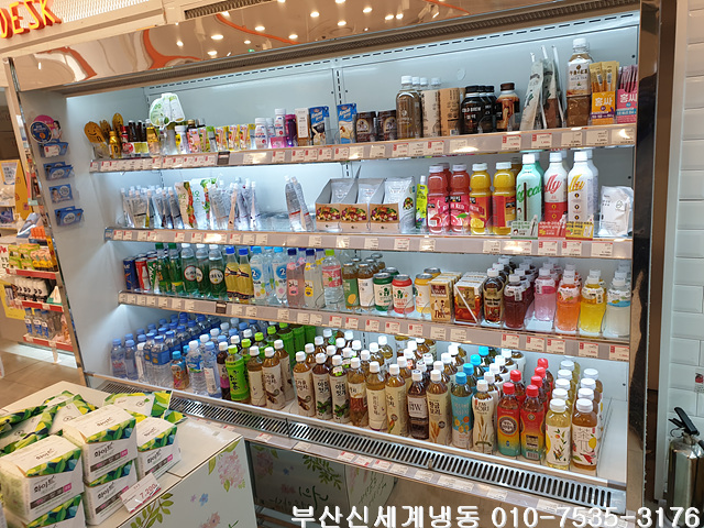  부산시 남구 용호동 쇼케이스수리 OPO, IKN온도조절기-온도안내려감, 온도낮아지지 않음, 온도올라감-점검