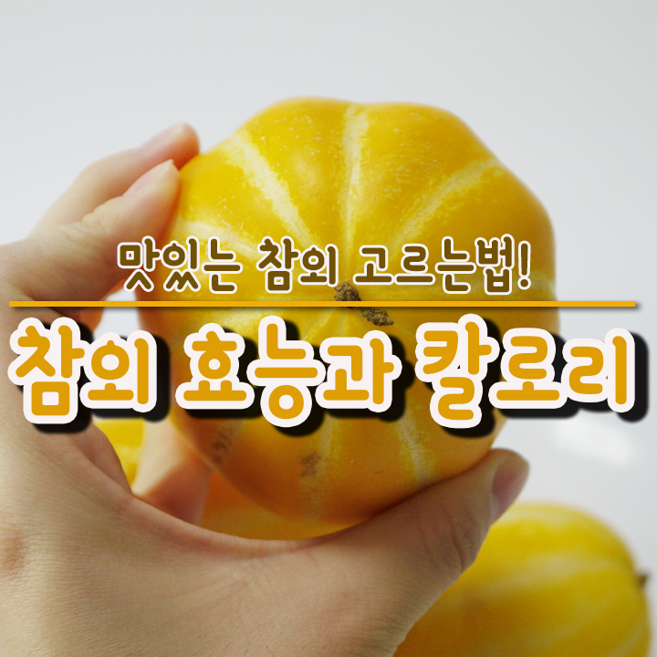  참외 효능과 칼로리 그리고 맛있는 참외 고르는법!