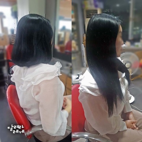  영등포붙임머리 단발붙임머리 짧은단발붙임머리 구로붙임머리 목동붙임머리 신림붙임머리 손상모붙임머리 손상모복구