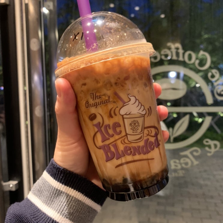  [송도]커피빈 코리아 추천 음료! 샷 블랙 슈가펄라떼 샷추가해서먹기