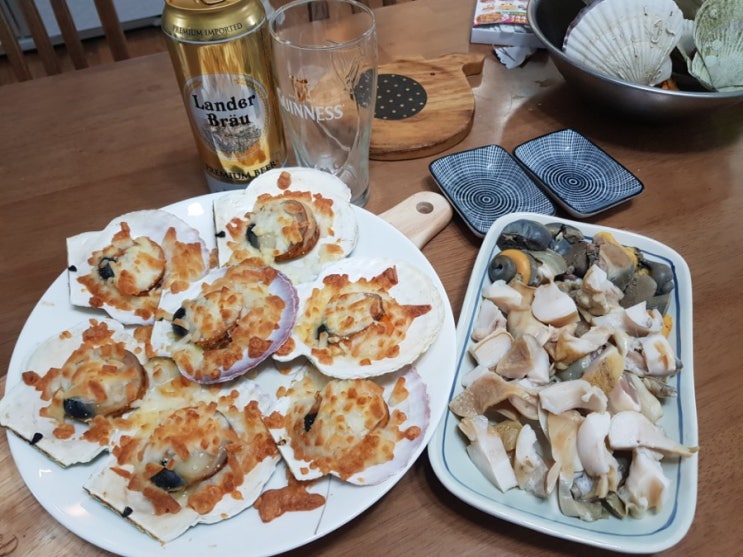  매천수산시장 가리비 치즈구이