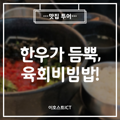 [이호스트 맛집소개] 한우가 듬뿍, 육회비빔밥이 맛있는 가산 "평창육회"