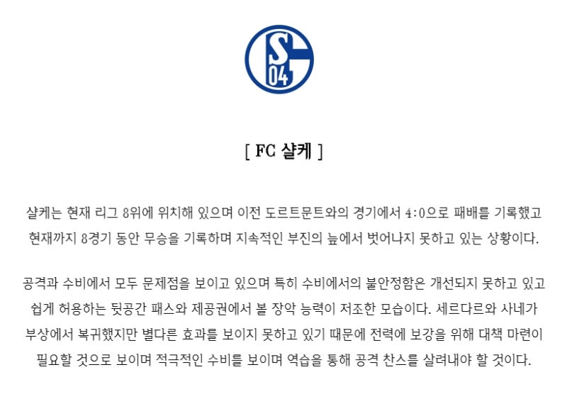 독일 분데스리가 분석글