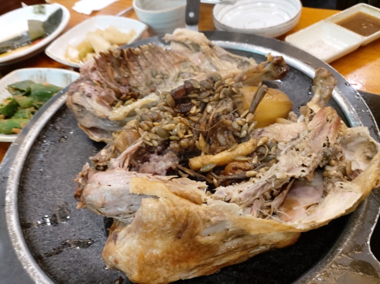  어른들이 좋아하는 음식 일산 미덕원 오리 진흙구이