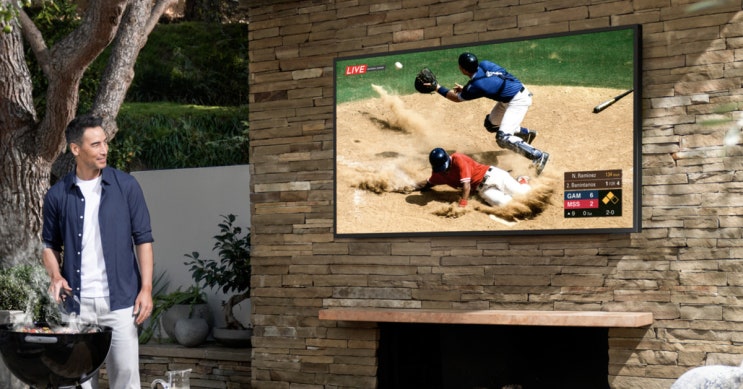 삼성전자가 북미 소비자를 위한 아웃도어 텔레비전을 출시했다 | Terrace by Samsung