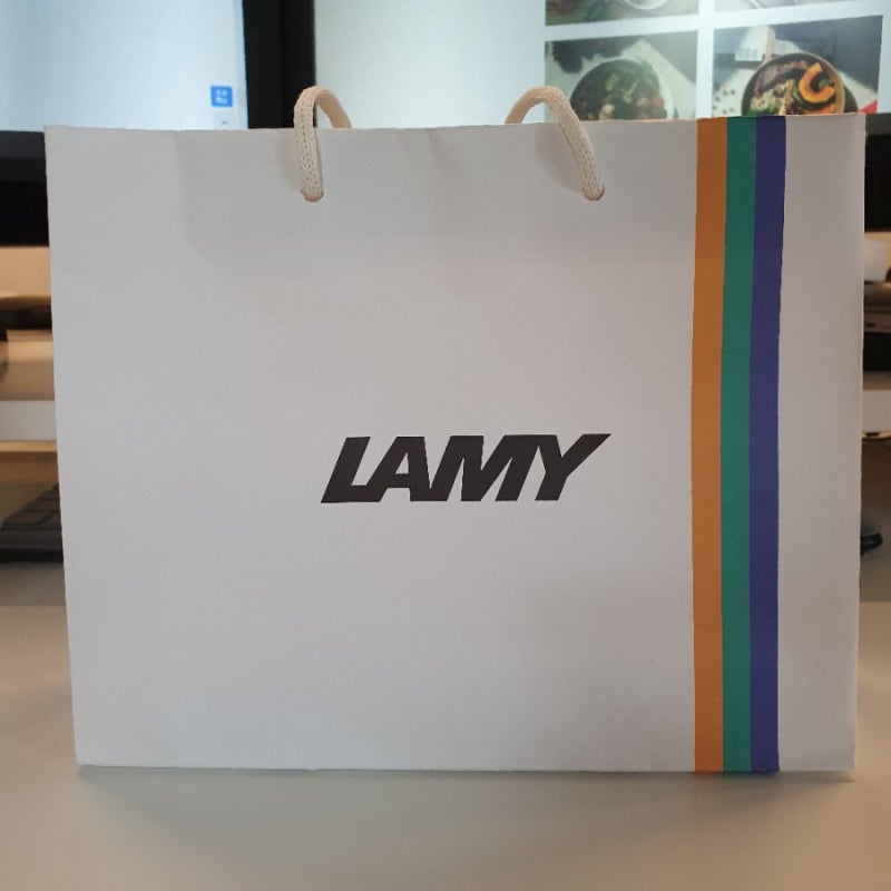 선물용 볼펜 추천 LAMY 라미 이름각인 볼펜 언박싱