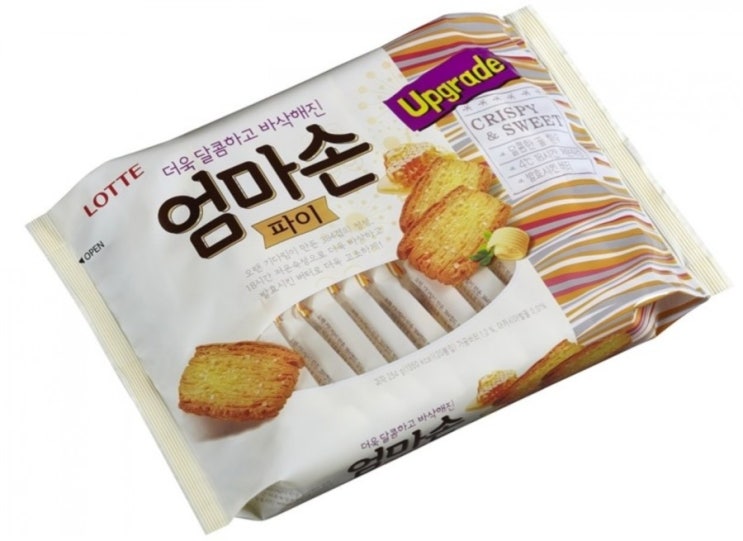  롯데제과 엄마손 파이 254g × 2개 : 과자 파티 타임 (60%할인 아마도 상시할인)