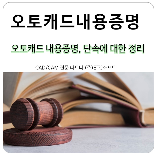  오토캐드내용증명, 단속에 대한 궁금증 정리