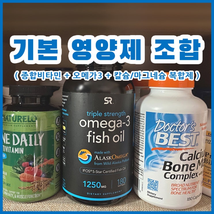  기본 비타민 영양제 조합 추천
