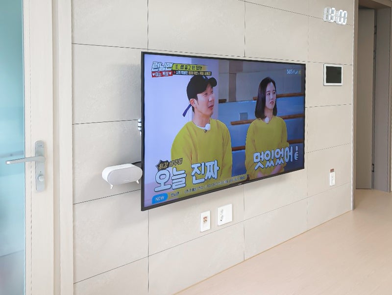 남양주 벽걸이TV 다산자이폴라리스 75인치/ 무타공설치, 믿고맡길수 있는곳입니다