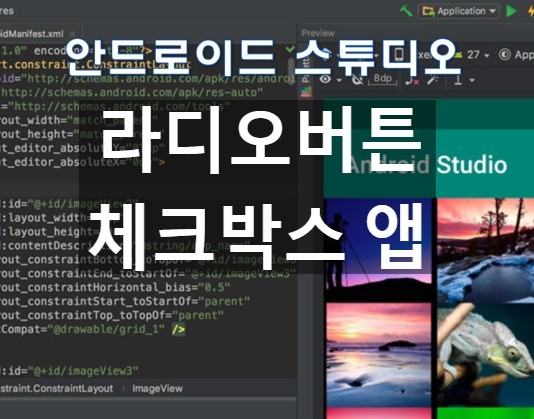  안드로이드 스튜디오 라디오버튼과 체크박스 앱