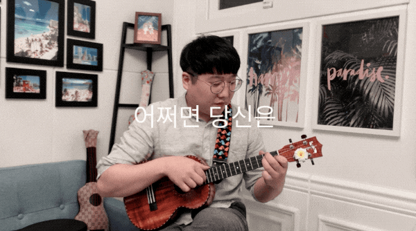 장미, 우쿨렐레 연주로 아쉬움을 달래보았어요!
