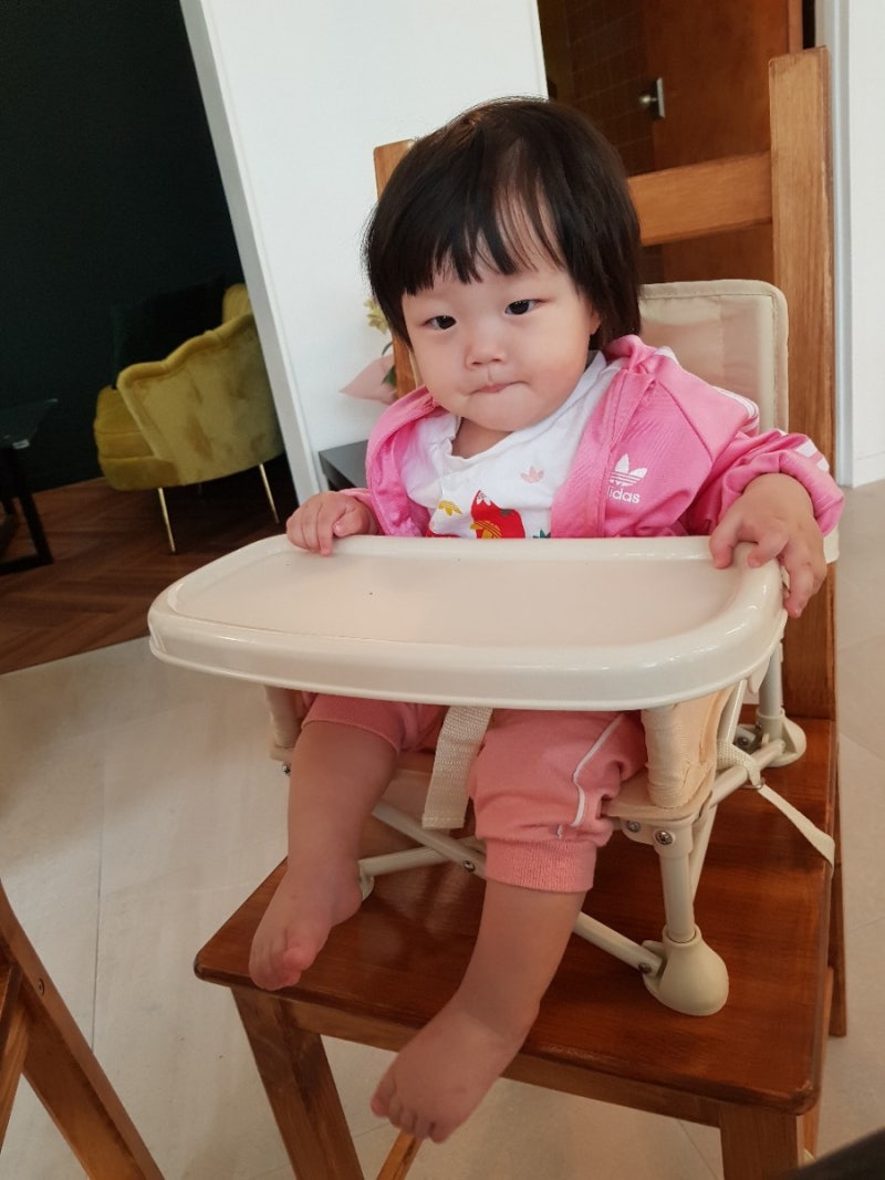 외출할 때 너무 편한 아이템 휴대용 아기의자 사용 후기