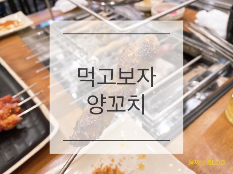  동탄 맛집 ) 동탄 양꼬치 무한리필, 남광장 먹고보자 양꼬치