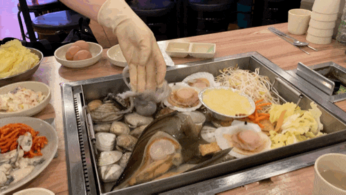  모란역 맛집, 굴사냥 모란점 산낙지전복조개찜으로 몸보신 & 깔끔한 저녁식사!