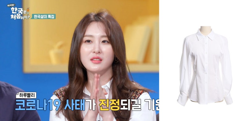 어서와 한국은 처음이지 신아영 패션 정보 (원피스 블라우스)