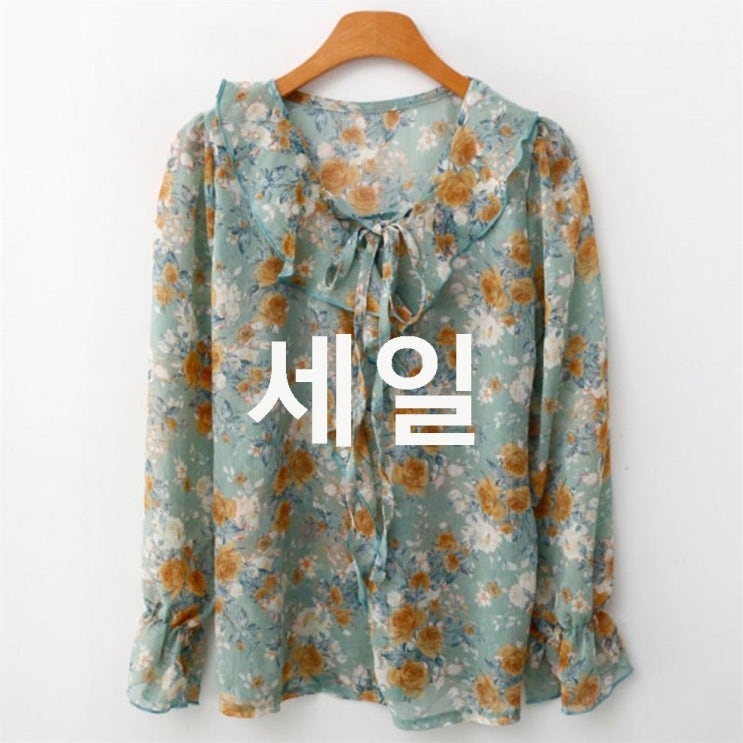  오늘자 특가상품 엔비룩 프릴 티니 블라우스~ 실구매 후기!