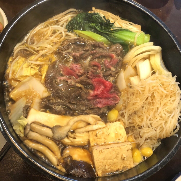 상암맛집 옥소반 상암점 스키야키 존맛!