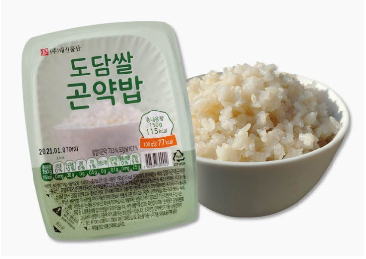 삼시세끼 쌀밥 먹으면서 다이어트 하기! 도담쌀 곤약밥 냠냠 &gt;_&lt;