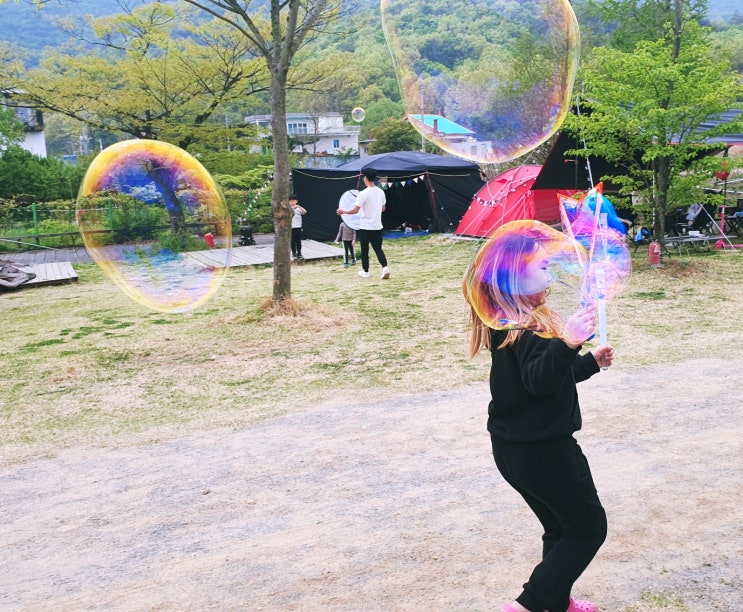  김포캠핑 체험가능한 매화미르마을캠핑장 이틀째