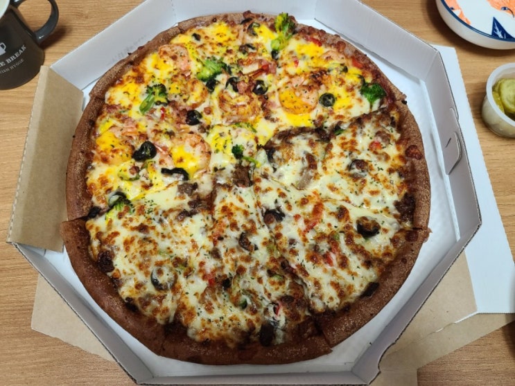  서오릉피자 배달 시켜 먹어봤어요:D