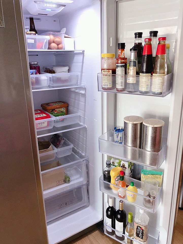 냉장고정리 :) 냉장고정리트레이로 깔끔하게 냉장고청소 끝내기