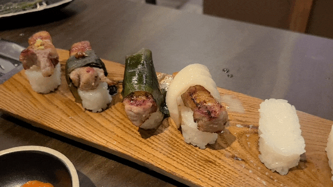  육시리 이색 삼겹살 여의도 맛집 [맛집 리뷰] 고급 모임, 회식, 단체모임 고기 추천 (고기초밥, 마포직영점, 여의도맛집, 여의도회식)