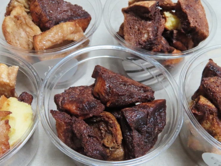  식빵 러스크 실패작