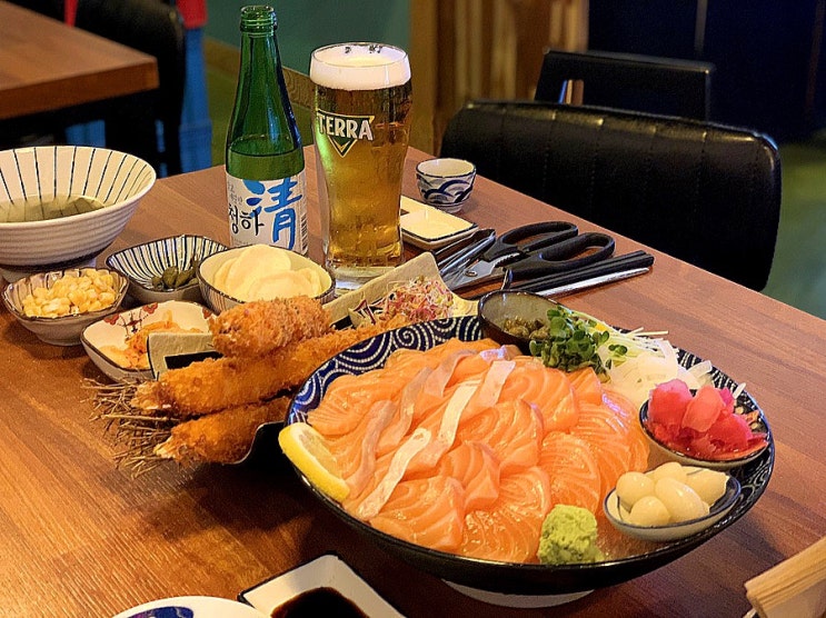  순천 신대 연어맛집, 미미연어에서 푸짐하게 ~