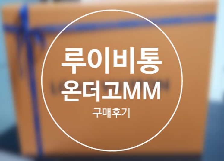 [제품리뷰] 루이비통 온더고 에피(에삐)MM, 구매 후기