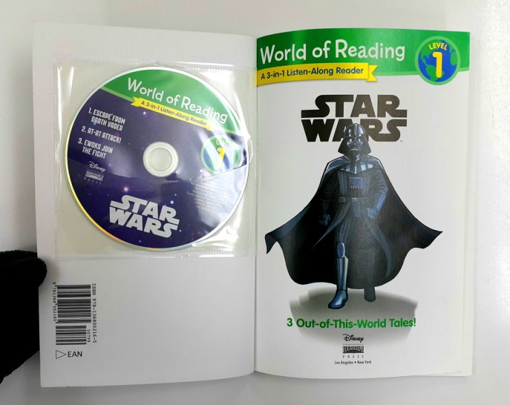 World of Reading Level 1 : Star Wars 3-in-1 Listen-Along Reader (Book & CD)_스타워즈 영어책