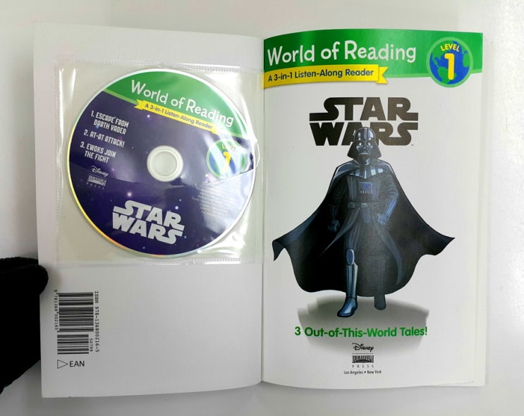  World of Reading Level 1 : Star Wars 3-in-1 Listen-Along Reader (Book & CD)_스타워즈 영어책