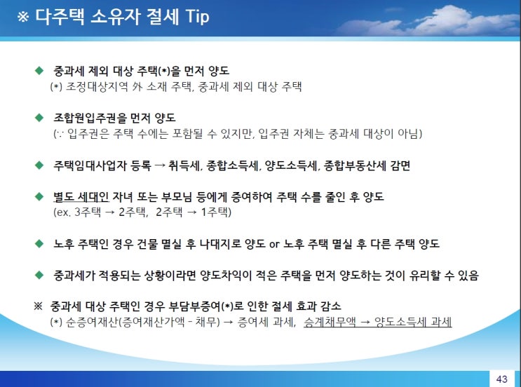  인천공장매매 부동산관련  2020년 개정세법 다주택자중과세에 대한 변경내용을 알려드립니다.