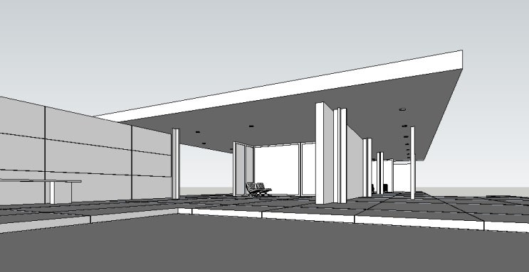  #9 Enscape Rendering Practice_Barcelona Pavillion(엔스케이프 렌더 실습_바르셀로나 파빌리온)